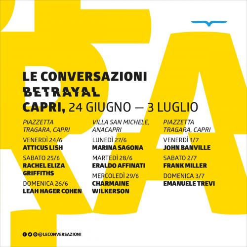 Le Conversazioni, torna il festival letterario