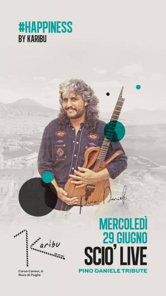 Sciò Live Band Pino Daniele Forever in concerto