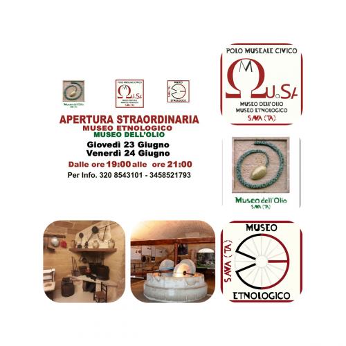 Apertura straordinaria