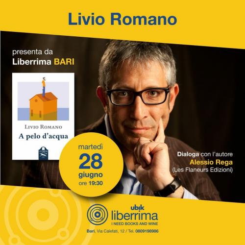 Presentazione di “A Pelo D’acqua” di Livio Romano