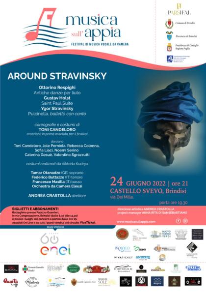 Il Pulcinella di Stravinsky apre Musica sull’Appia 2022