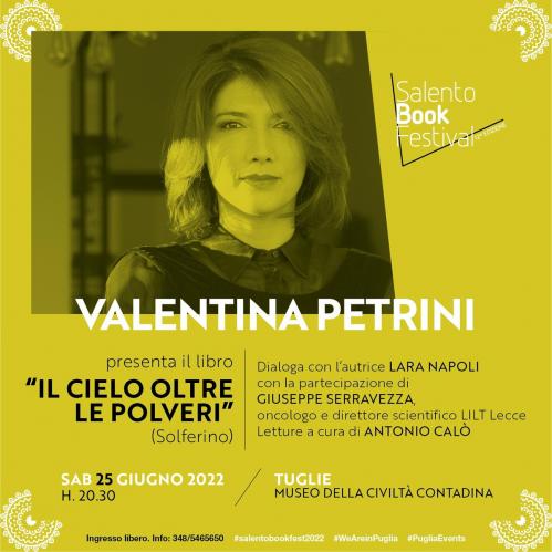 Valentina Petrini Presenta il Libro  “il Cielo Oltre le Polveri”