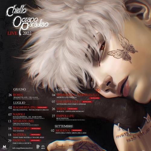 Chiello in Tour con "Oceano Paradiso live 2022"