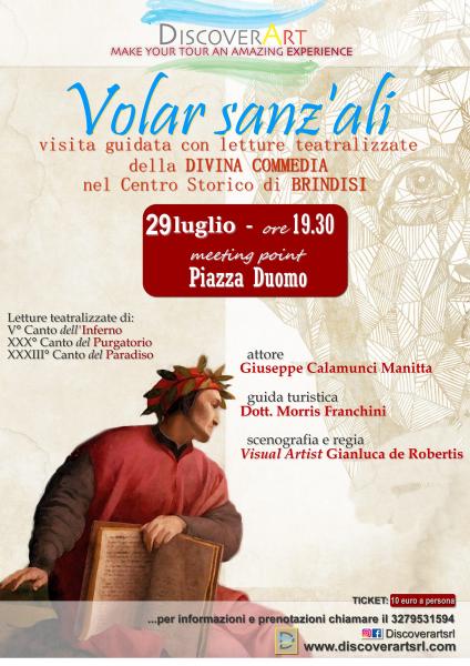 Volar sanz'ali - La Divina Commedia nel Centro Storico di Brindisi
