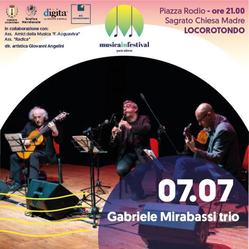 MUSICAinFESTIVAL | Gabriele Mirabassi trio