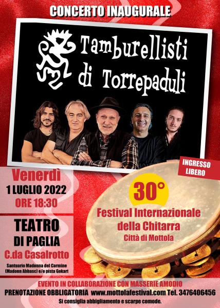 TAMBURELLISTI DI TORREPADULI - TEATRO DI PAGLIA