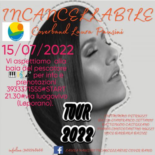 cena spettacolo incancellabile coverband Laura Pausini