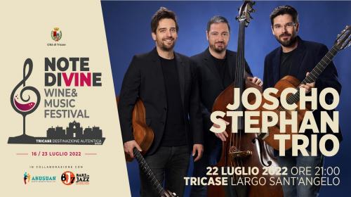 JOSCHO STEPHAN TRIO IN COLLABORAZIONE CON IL TRICASE WINE FESTIVAL