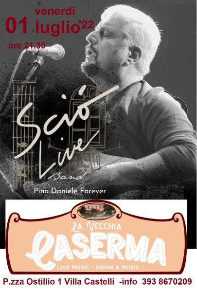 Sciò Live Band Pino Daniele Forever in concerto