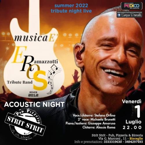 Eros Musica è Tribute Band - acoustic live a Bisceglie
