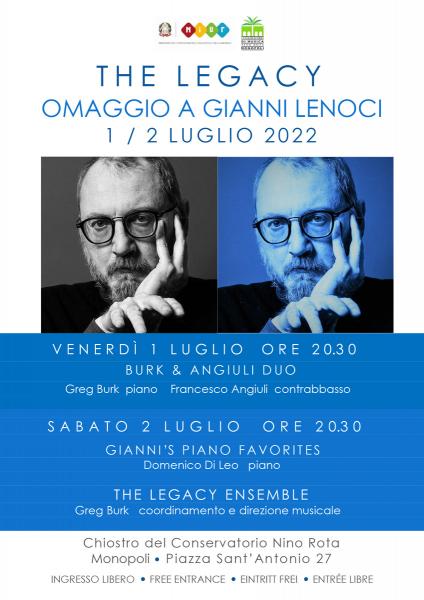 The Legacy. Omaggio a Gianni Lenoci