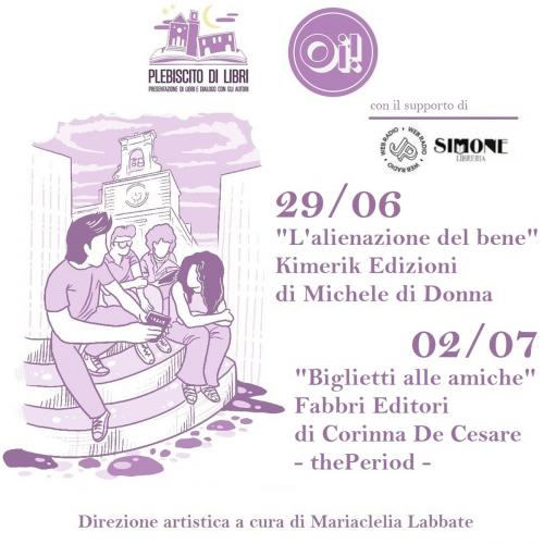 Aperitivo letterario con Corinna De Cesare