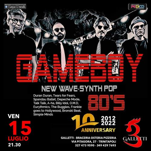 Gameboy Band - new wave/synth pop anni 80 live a Trinitapoli