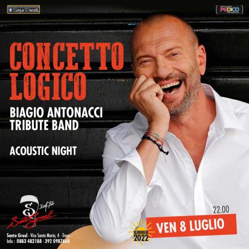 Concetto Logico - Tribute Band Biagio Antonacci acoustic live a Trani