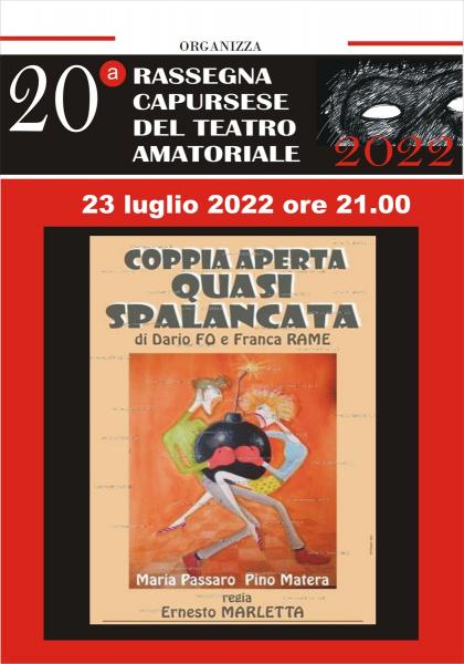20 RASSEGNA CAPURSESE DEL TEATRO AMATORIALE