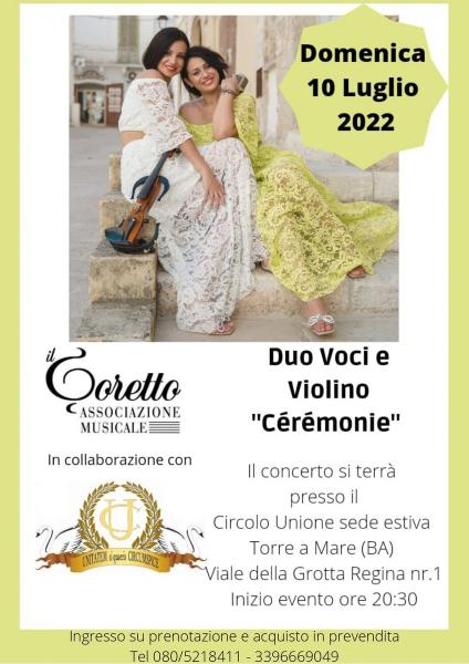 DUO VOCI E VIOLINO "CEREMONIE"