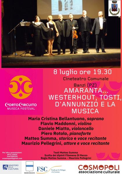 AMARANTA...Westerhout, Tosti, D'Annunzio e la musica