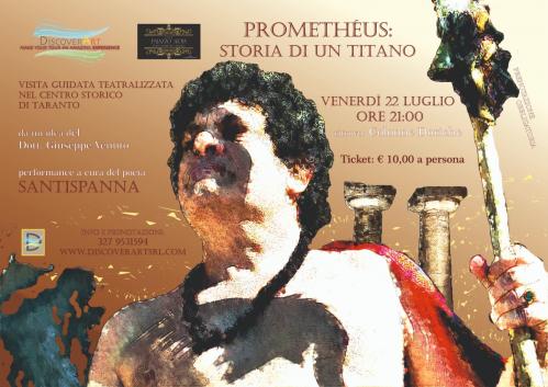 PROMETHÉUS: STORIA DI UN TITANO. Visita guidata teatralizzata nel Centro Storico di Taranto