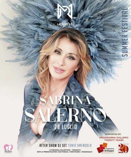 Sabrina Salerno e Ondasupernova al Summer Festival