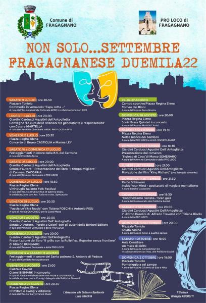 Non solo...Settembre fragagnanese 2022