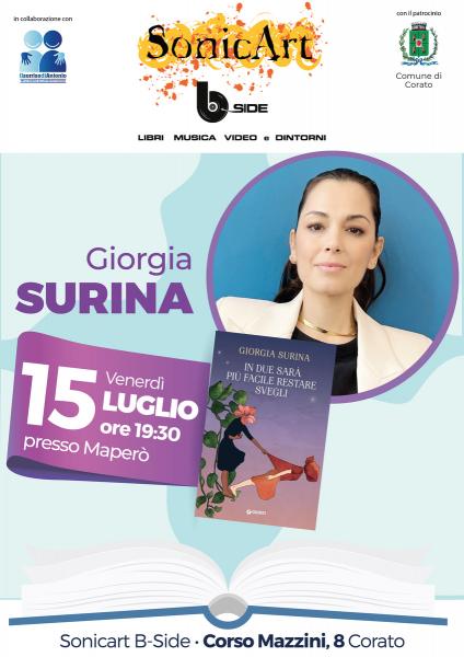Giorgia SURINA ospite a Corato