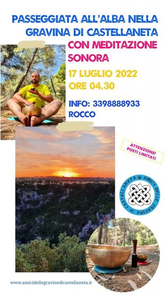 L'alba nella Gravina di Castellaneta