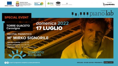 Concerto all'alba del M° Mirko Signorile | Piano Lab 2022