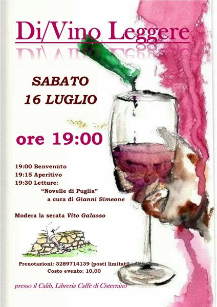 Di/Vino Leggere "Novelle di Puglia"