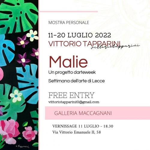 MALìE Personale di pittura di Vittorio Tapparini