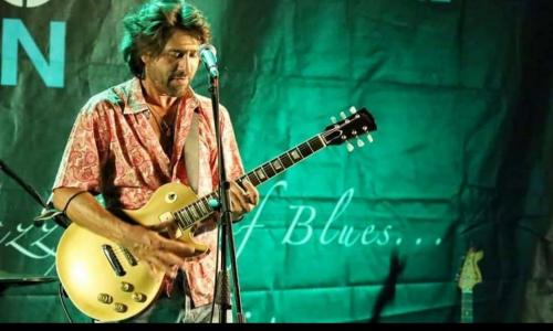 Michele Biondi Blues Band live at Scarlatti Caffè