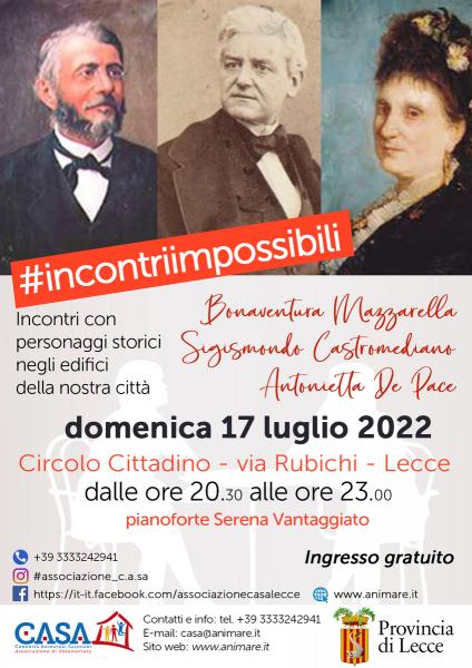 Incontri impossibili al Circolo Cittadino