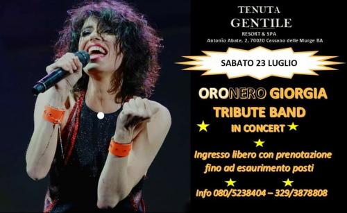 Serata con gli ORONERO Giorgia Tribute Band