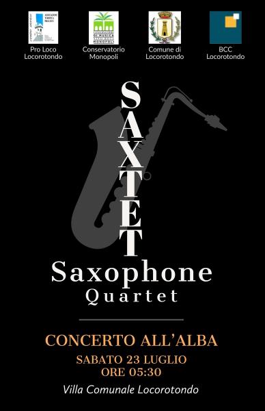 Saxtet Saxophone Quartet: concerto all’alba