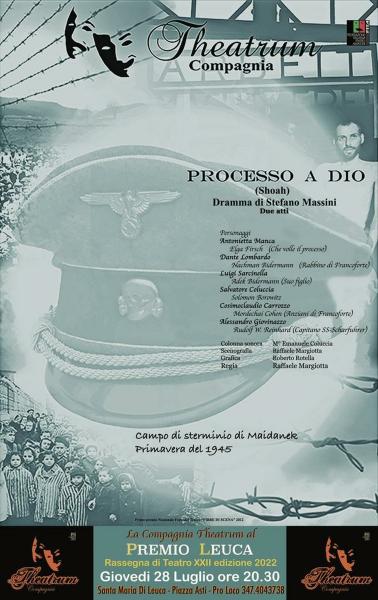 PREMIO LEUCA "Processo a Dio" di Stefano Massini