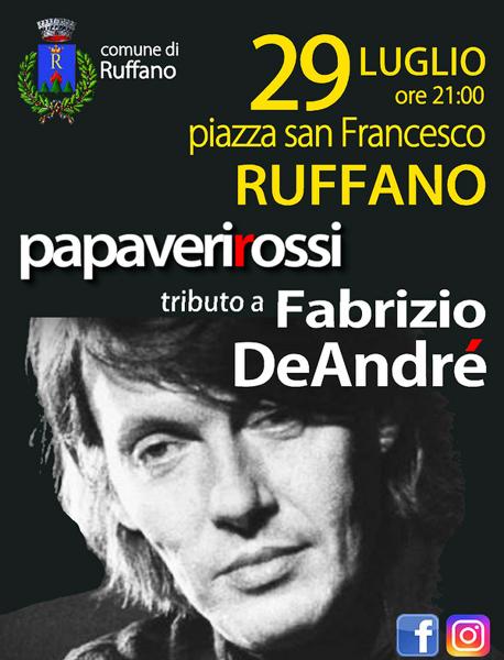 PAPAVERI ROSSI - Tributo a Fabrizio De André