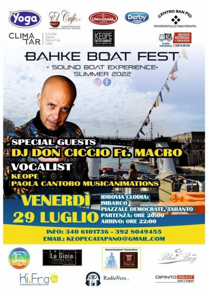 Bahke Boat Fest con Don Ciccio
