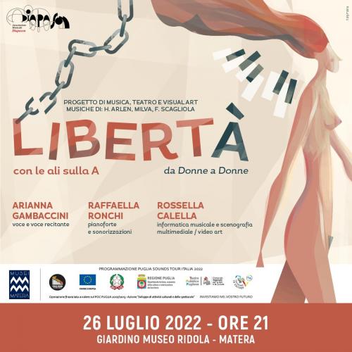 Libertà con le ali sulla “A”
