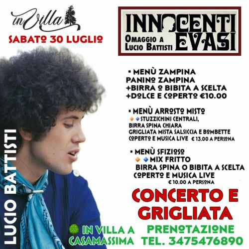 Innocenti Evasi Omaggio a Lucio Battisti