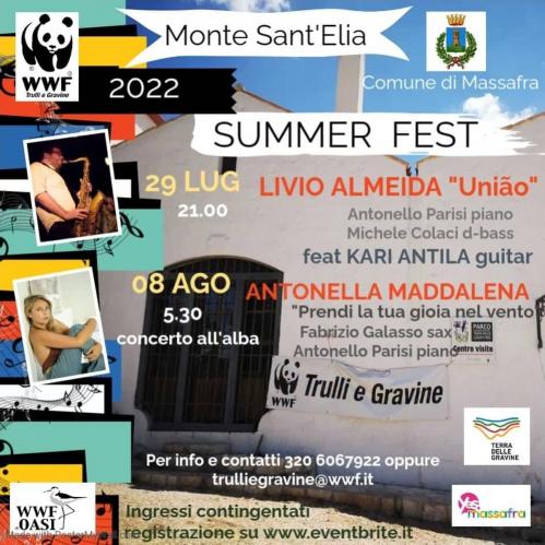 Summer Fest a Monte Sant'Elia - Livio Almeida "Uniao"