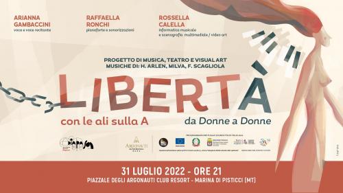 Libertà con le ali sulla “A”
