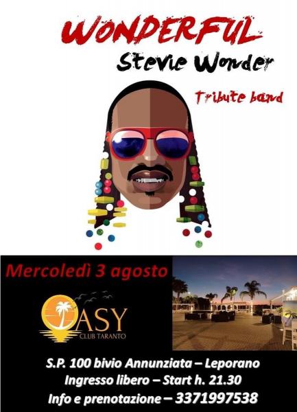 Wonderful, Stevie Wonder tribute band