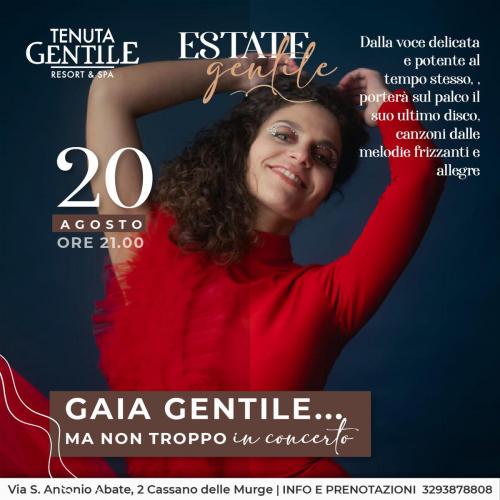 GAIA GENTILE...MA NON TROPPO in concerto