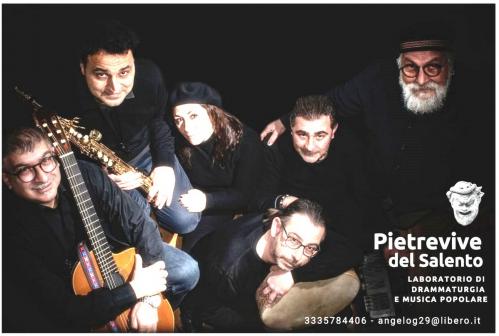 Pietrevive del Salento in concerto: " Quando il sole ballava la notte".