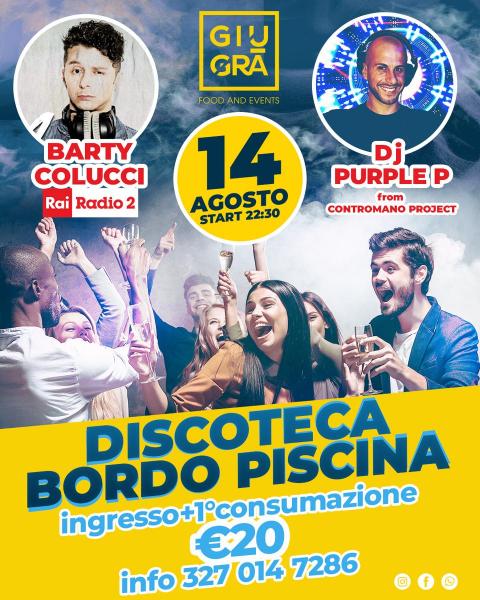 Notte di Ferragosto discoteca a bordo piscina