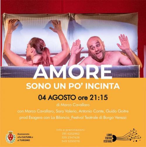 AMORE, SONO UN PÒ INCINTA commedia teatrale