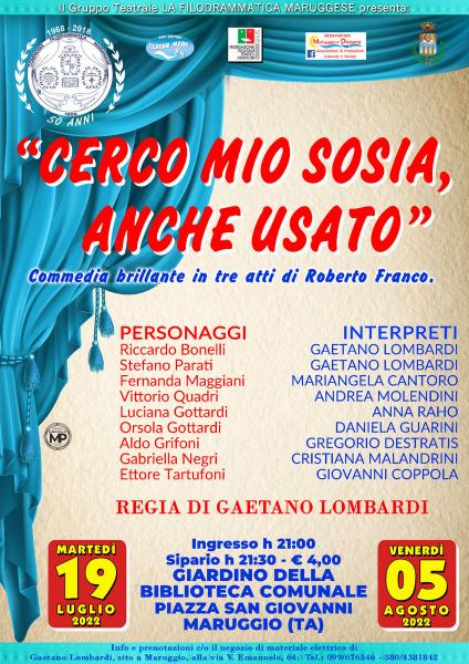 CERCO MIO SOSIA, ANCHE USATO