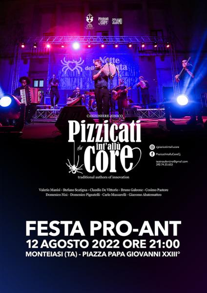 Canzoniere Jonico Pizzicati int'allù Core in concerto alla Festa Pro-Ant