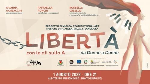 Libertà con le ali sulla “A”