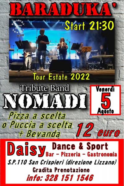 BARADUKA' - tribute band - NOMADI al Daisy Dance&Sport - San Crispieri Faggiano