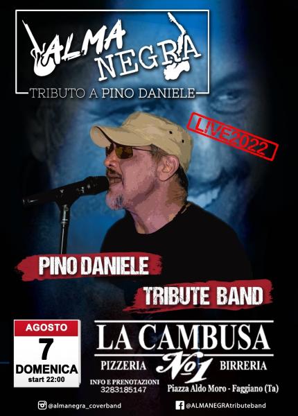 Almanegra Pino Daniele Tribute Band a LA CAMBUSA